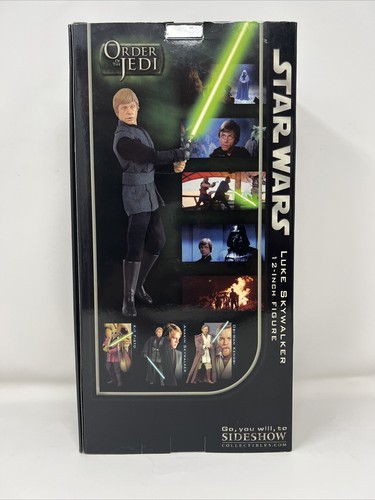 Sideshow Star Wars 12"" Jedi Master LUKE SKYWALKER Ordine dello Jedi figura 1/6 - Foto 2 di 2