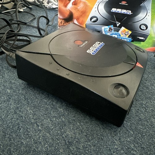Sega Sports Black Dreamcast Console Boxed NTSC USA Import - Picture 3 of 13