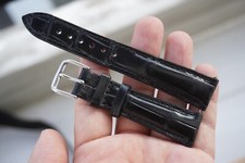 21mm/18mm Genuine Crocodile SKIN Leather Watch Strap Band Plus Buckle