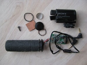 Sony ECM-Z150 Richt-Mikrofon für Videokamera,  für Bastler + Ersatzteil-Spender