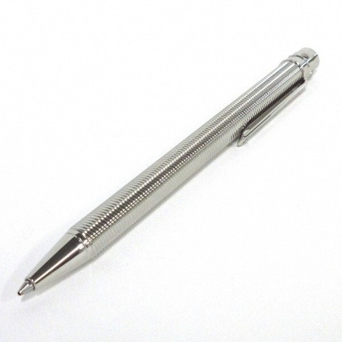 CARTIER Santos DE Cartier OP000184 Silver Screw thread Ballpoint Pen (No Box) - Picture 1 of 3