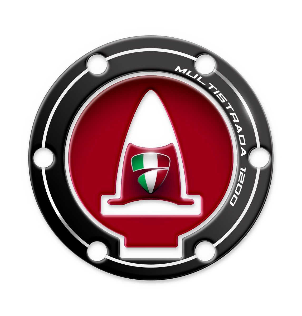 Adesivo 3D Protezione Tappo Serbatoio senza fori compatibile con Ducati