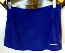 Patagonia Skirt Skort Women's S Athletic Blue Pull On Sport Running Tennis Golf