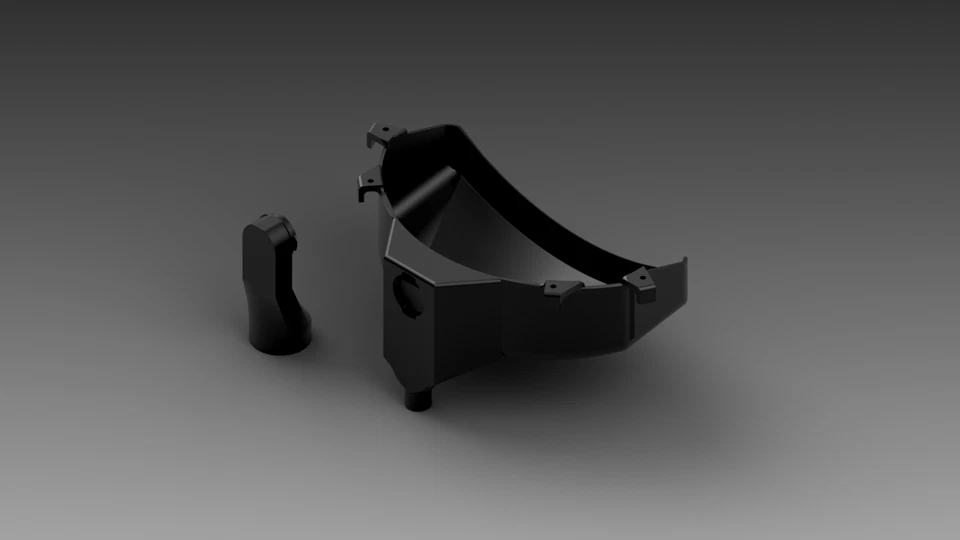 DIY XL Compost Toilet Urine Diverter and Vent Attachment, XL Diverter - Image 3 of 4