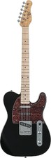 Michael Kelly Triple 50 Gloss Black Electric Guitar - Gloss Back Electric Guitar