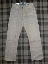 Mister Freedom Pantalon Ouvrier - Indigo Ticking Stripe - Size 32 (FR 42) -