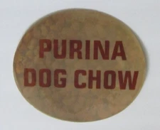 Bowl of Purina Dog Chow 1960s VARI-VUE Lenticular Advertisement 8 x 7 inches