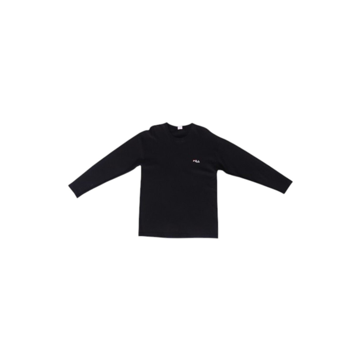 T shirt FILA vintage manica lunga cotone nero L