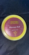 YELLOW 💛💚🧡💜 CREATIONS Spa Essentials Pain Relief Rub ***Massage Rub/Ginger