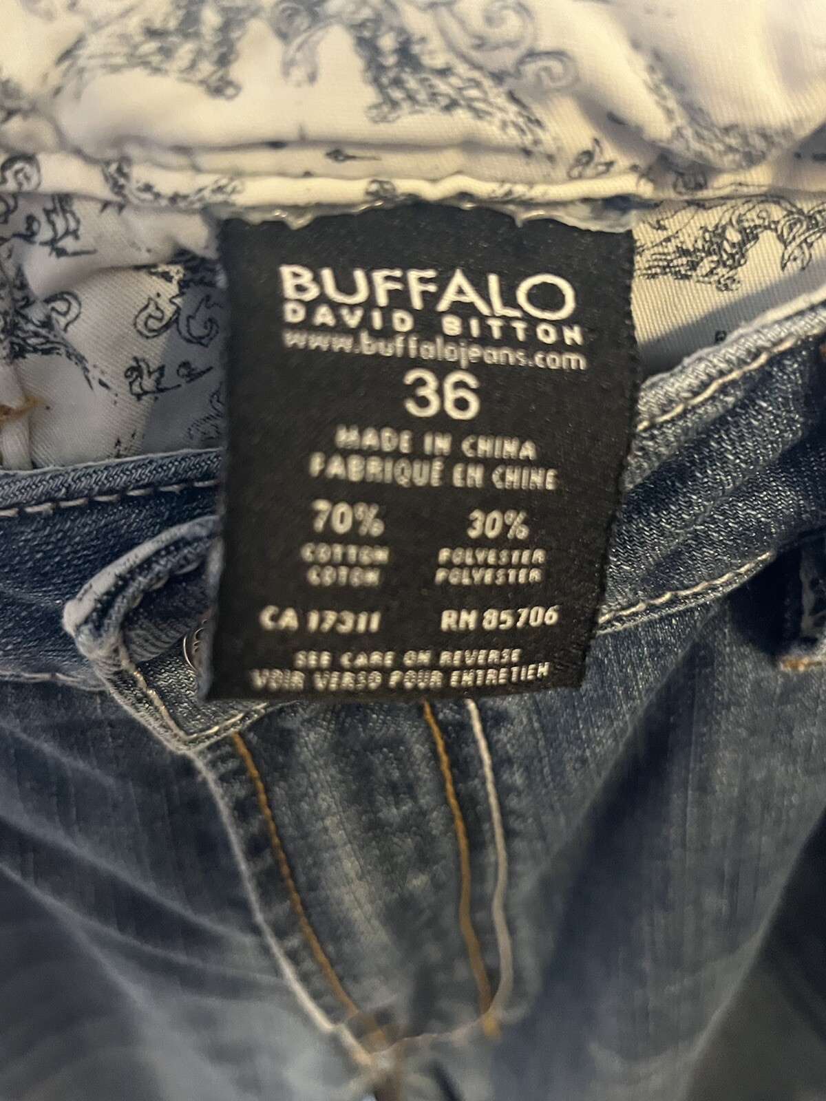 Buffalo David Bitton Driven Basic Straight 36x32 … - image 7