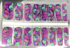 Color Nail Polish Strips 16ct. Classy Claws Custom Pretty Little Paisleys