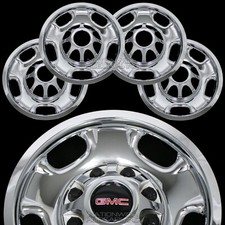 4 Gmc Sierra 2500 3500 Hd Pro 17 8 Lug Chrome Wheel Skins Rim Covers Hub Caps