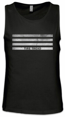 Tire Tread Bars Herren Tank Top Race Racing Car Auto Driver Racer Biker Petrol