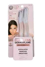Finishing Touch Flawless Dermaplane Facial Exfoliator and Hair Remover
