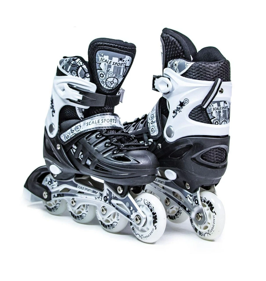Inline Skates,Roller Skates Kids,Roller Inline for Girls and Boys,4 Sizes Adults - Image 2 of 4
