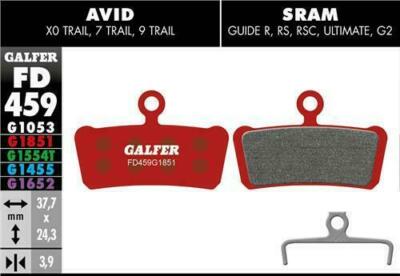 Galfer MTB Advanced Bremsbeläge SRAM Extreme Wet FD459 G1851 F&R X2