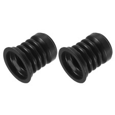 2Pcs Washing Machine Drain Pipe Seal Silicone Sealing Plug 46mm Black