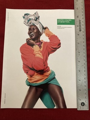 Alek Wek for United Colors of Benetton 2013 Print Ad