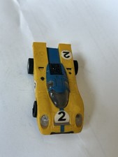 AFX Porsche 917 2 Yellow Blue No Lightning HO Slot Car Tomy Aurora In stock