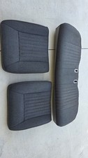 87-93 Ford Mustang Titanium Gray Rear Seat Hatchback Tweed Cloth Hatch Seats Oem