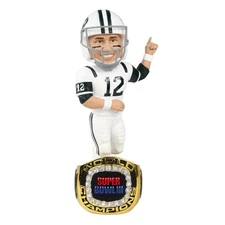 Joe Namath (New York Jets) Super Bowl III Ring Base Exclusive Bobblehead #/360