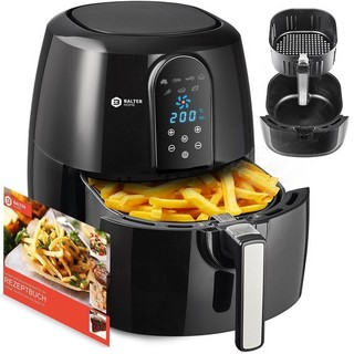 BALTER Heißluftfritteuse Friteuse Heißluft Fritteuse XXXL Touch LCD 6 2L B Ware
