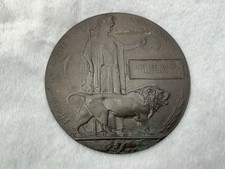 WWI Death Penny Bdr Frederick Robert Llewellyn Royal Field Artillery 04/05/1918