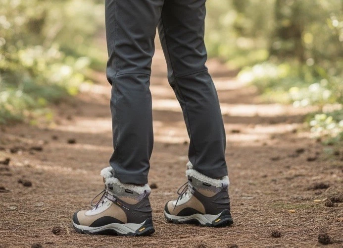 Merrell Women’s Winter Hiking Boots Size 8 Primaloft Waterproof Vibram Fur Lined - Image 2 of 4