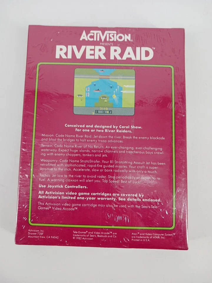 Atari 2600 River Raid 1982 by Activision Sealed - Image 2 of 4