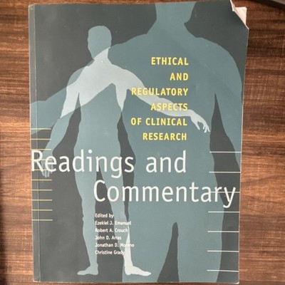 Ethical and Regulatory Aspects of Clinical Research Paperback, Medical Ethics