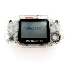 Nintendo Game Boy Advance Clear New Shell, Buttons, Glass Lens Tested