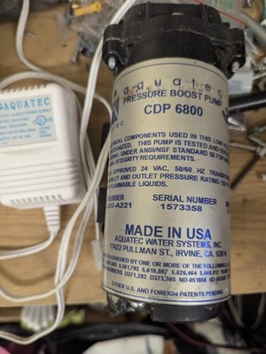 Aquatec 6840-2J03-B224 CDP 6800 Pressure Boost Pump 24VAC