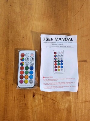 PRACTICAL SERIES ii Color Changing Lights REMOTE CONTROL GU10 BULB 7 SOCKET -NEW