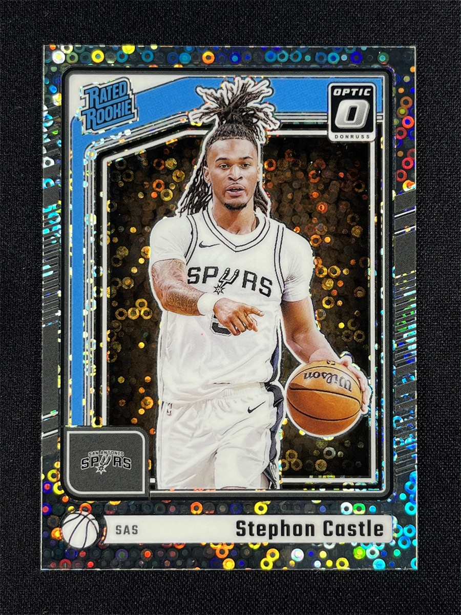 2024-25 Donruss Optic Stephon Castle #254 Rated Rookie RC Silver Disco &04101