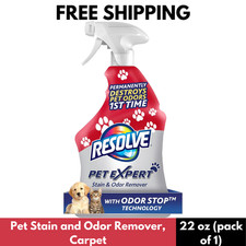 Resolve Pet Expert Stain and Odor Remover, Carpet Cleaner, Pet Stain and Odor