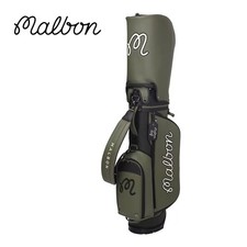 Malbon golf Caddy Bag Stand Bag Dark Green With hood cover - Free Shipping