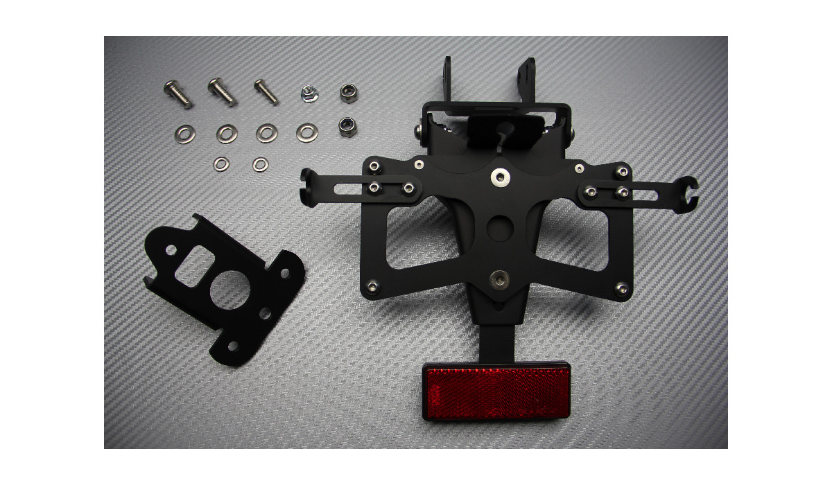 Support plaque d'immatriculation YAMAHA YZF R125 R-125 moto sportive 2014-2018