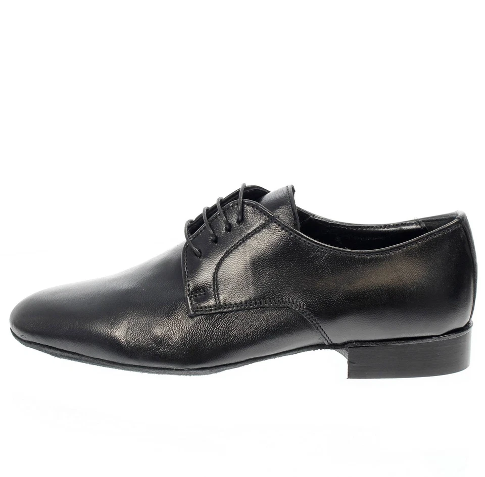 Elle Classic Stringate In Pelle Da Ballo Nero - Taglia 43 Scarpe Uomo Stringate - Imagen 3 de 3