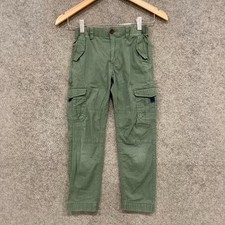 Tommy Hilfiger Boys Pants Size 10 Years Green Adjustable Straight 25001