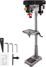 15 in Benchtop Drill Press Tabletop Drilling Machine 120V 288-3084RPM Adjustable
