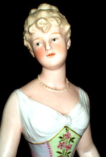 ANTIQUE GERMAN VICTORIAN HEUBACH LADY BALLERINA DANCER DOLL BISQUE FIGURINE