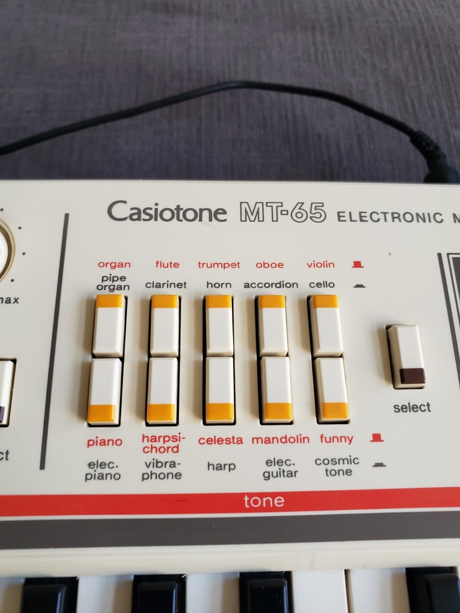 激レア名機！Casiotone MT-65／カシオトーン／シンセサイザー Casio Casiotone MT-65 Vintage 1983 Electronic Keyboard TESTED