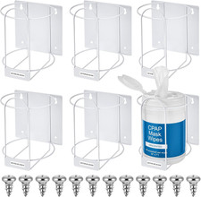 4 Pcs Wall Mounted Wipe Holders, Metal Dispenser Brackets for Bucket Wipes, Heav