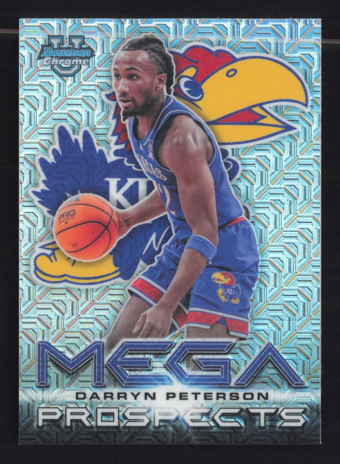 Darryn Peterson 2025-26 Bowman #MP-2 Mega Prospects Kansas Jayhawks