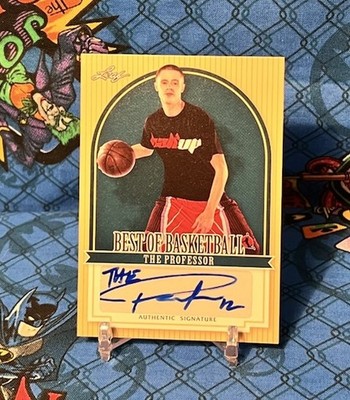 ''The Professor'' 2012 Leaf Best Of Basketball Grayson Boucher Auto RC Streetball