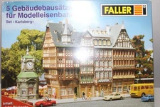 FALLER 5 Gebäudebausätze Set Karlsberg Gauge H0 Boxed