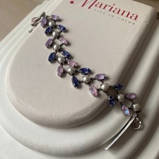 Mariana Sterling Silver Swarovski Crystal Pin...