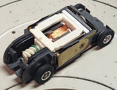Faller AMS ~~ geprüfter Blockmotor, 60er Jahre Spielzeug #EBS1955