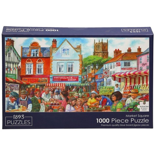 Market Square 1000 piece Jigsaw Puzzle - New, sealed & Free postage!