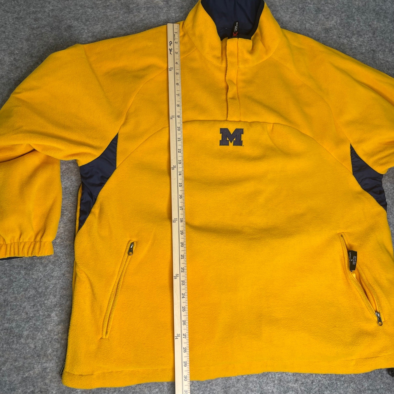 Michigan Wolverines Pullover Jacket Windbreaker R… - image 11